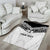 New Zealand Koru Fern Custom Area Rug Simple Taniko Motif