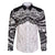 New Zealand Koru Fern Custom Family Matching Off Shoulder Short Dress and Hawaiian Shirt Simple Taniko Motif