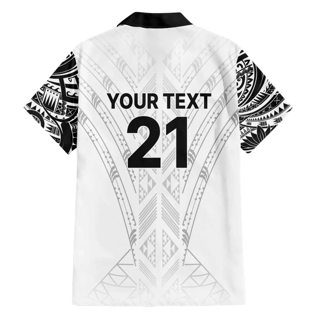 New Zealand Koru Fern Custom Family Matching Short Sleeve Bodycon Dress and Hawaiian Shirt Simple Taniko Motif LT9 - Polynesian Pride
