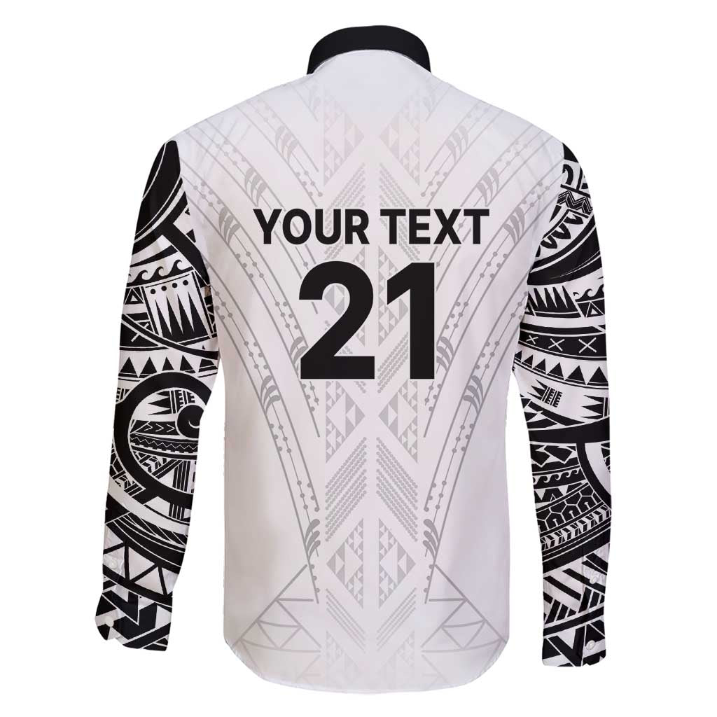 New Zealand Koru Fern Custom Family Matching Short Sleeve Bodycon Dress and Hawaiian Shirt Simple Taniko Motif LT9 - Polynesian Pride