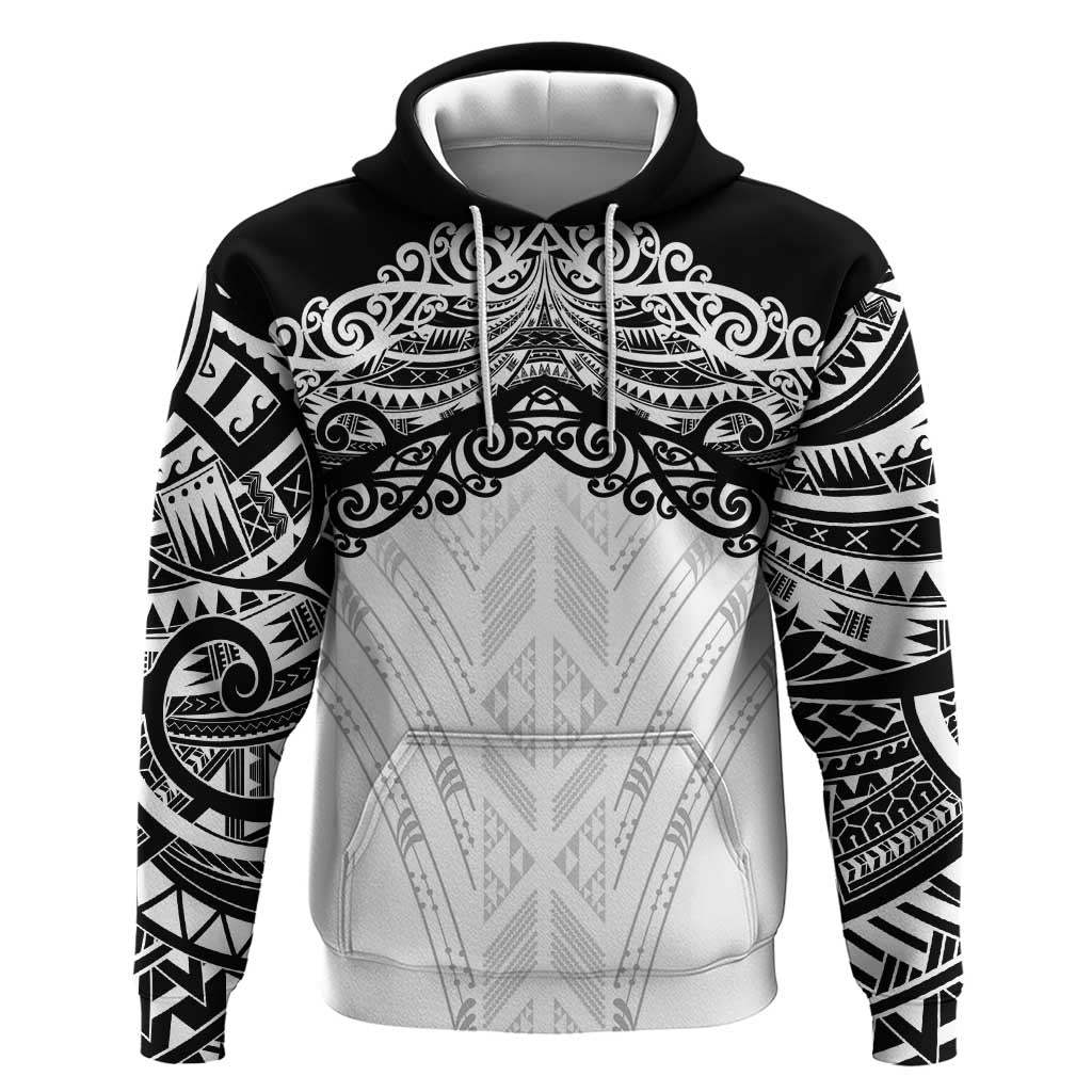 New Zealand Koru Fern Custom Hoodie Simple Taniko Motif