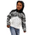 New Zealand Koru Fern Custom Kid Hoodie Simple Taniko Motif