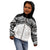 New Zealand Koru Fern Custom Kid Hoodie Simple Taniko Motif