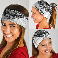 New Zealand Koru Fern Custom Neck Gaiter Simple Taniko Motif LT9 - Polynesian Pride