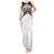 New Zealand Koru Fern Custom Tank Maxi Dress Simple Taniko Motif