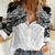 New Zealand Koru Fern Custom Women Casual Shirt Simple Taniko Motif