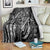 New Zealand Maori Taniko Blanket Black Kowhaiwhai Puhoro