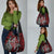 New Zealand Maori Taniko Grocery Bag Red Kowhaiwhai Puhoro