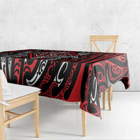 New Zealand Maori Taniko Tablecloth Red Kowhaiwhai Puhoro LT9 - Polynesian Pride