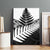New Zealand Silver Fern Canvas Wall Art Maori Koru Mixed Taniko Pattern
