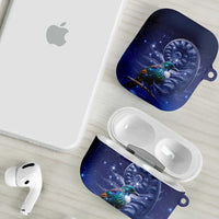 Tui Bird Matariki Galaxy AirPods Case Koru Silver Fern Aotearoa
