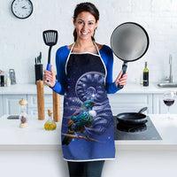 Tui Bird Matariki Galaxy Apron Koru Silver Fern Aotearoa