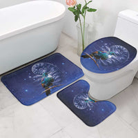 Tui Bird Matariki Galaxy Bathroom Set Koru Silver Fern Aotearoa