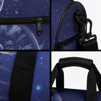 Tui Bird Matariki Galaxy Duffle Bag Koru Silver Fern Aotearoa LT9 - Polynesian Pride