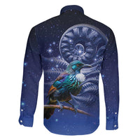Tui Bird Matariki Galaxy Family Matching Summer Maxi Dress and Hawaiian Shirt Koru Silver Fern Aotearoa LT9 - Polynesian Pride
