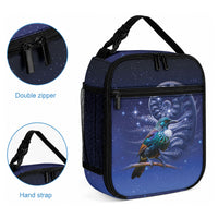 Tui Bird Matariki Galaxy Lunch Bag Koru Silver Fern Aotearoa LT9 - Polynesian Pride