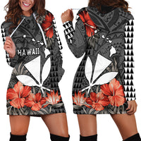 Hawaii Kanaka Maoli Hoodie Dress Polynesian Vintage Vibes LT9 - Polynesian Pride