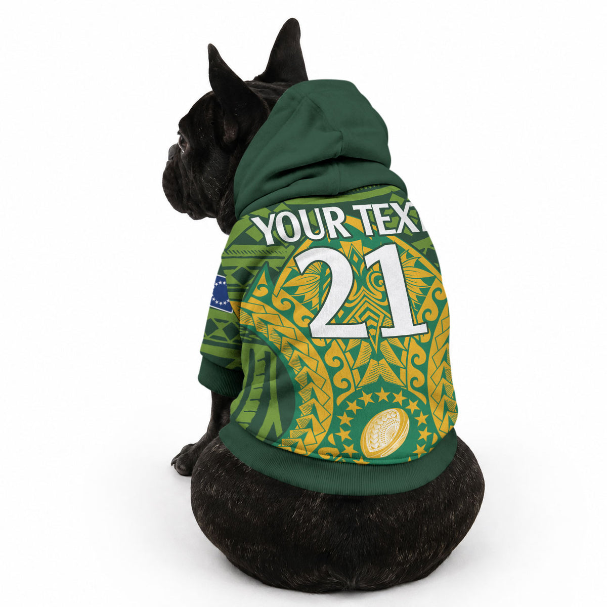 Cook Islands Rugby Custom Pet Hoodie Kukis Athletic Style LT9 - Polynesian Pride