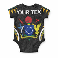 Personalised Polynesian Pride Cook Islands Baby Onesie Tribal Wave Style LT9 - Polynesian Pride