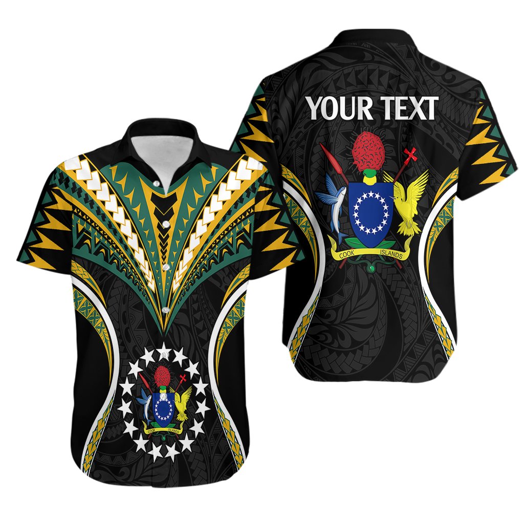 Personalised Polynesian Pride Cook Islands Hawaiian Shirt Tribal Wave Style LT9 - Polynesian Pride