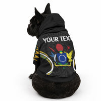 Personalised Polynesian Pride Cook Islands Pet Hoodie Tribal Wave Style LT9 - Polynesian Pride