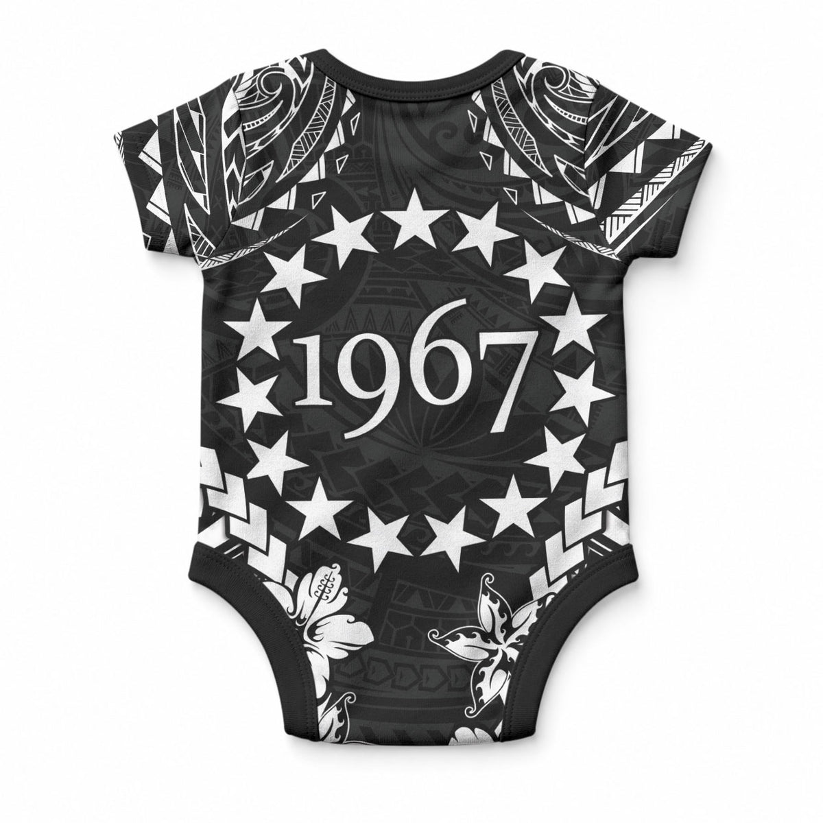 Cook Islands Ra o te Ui Ariki Est 1967 Baby Onesie LT9 - Polynesian Pride