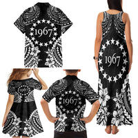 Cook Islands Ra o te Ui Ariki Est 1967 Family Matching Tank Maxi Dress and Hawaiian Shirt LT9 - Polynesian Pride