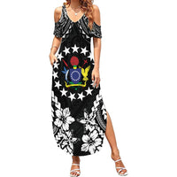 Cook Islands Ra o te Ui Ariki Est 1967 Summer Maxi Dress