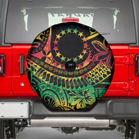 Cook Islands 15 Stars Spare Tire Cover Kuki Airani Polynesian Tribal Wave Tattoo
