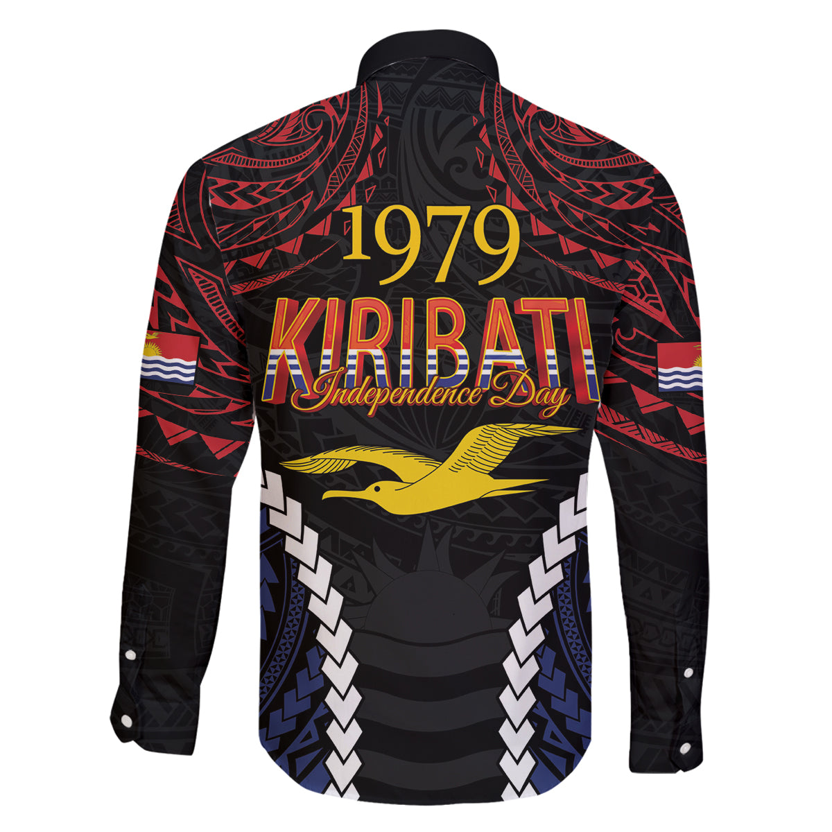 Kiribati 45th Anniversary Independence Day Family Matching Mermaid Dress and Hawaiian Shirt Since 1979 LT9 - Polynesian Pride