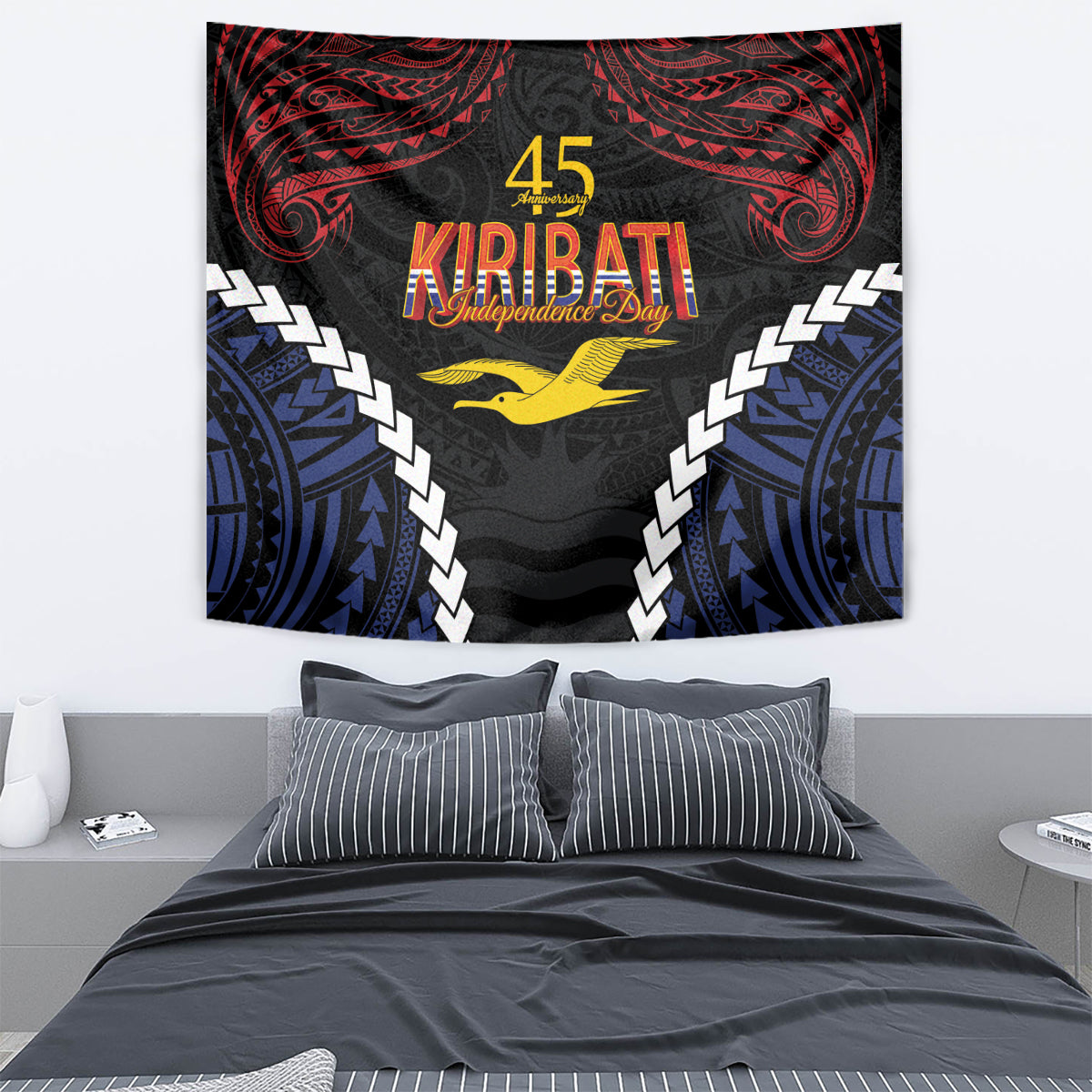 Kiribati 45th Anniversary Independence Day Tapestry Since 1979