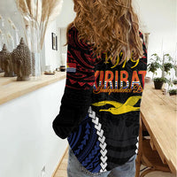 Kiribati 45th Anniversary Independence Day Women Casual Shirt Since 1979 LT9 - Polynesian Pride