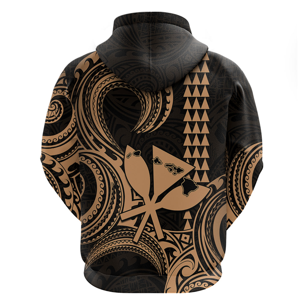 King Kamehameha Day Hawaii Hoodie Paradise of the Pacific Tribal Kakau with Kanaka Maoli Nude LT9 - Polynesian Pride