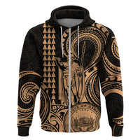 King Kamehameha Day Hawaii Hoodie Paradise of the Pacific Tribal Kakau with Kanaka Maoli Nude LT9 - Polynesian Pride