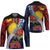 Flag of Kiribati Polynesian Pattern Hockey Jersey Est 1979 With Tropical Flowers - Polynesian Pride