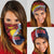 Flag of Kiribati Polynesian Pattern Neck Gaiter Est 1979 With Tropical Flowers - Polynesian Pride