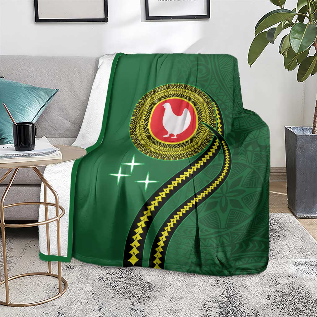 Manua Islands Polynesian Style Blanket