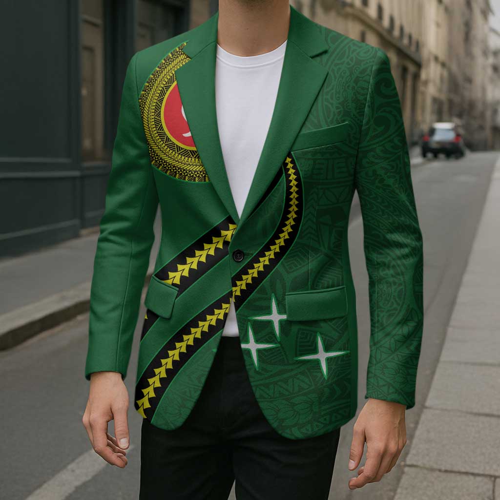 Manua Islands Polynesian Style Blazer - Polynesian Pride