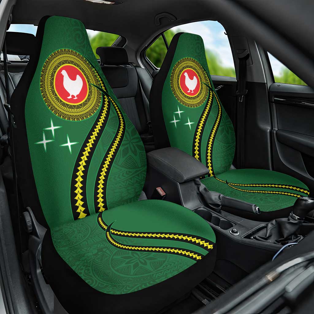 Manua Islands Polynesian Style Car Seat Cover
