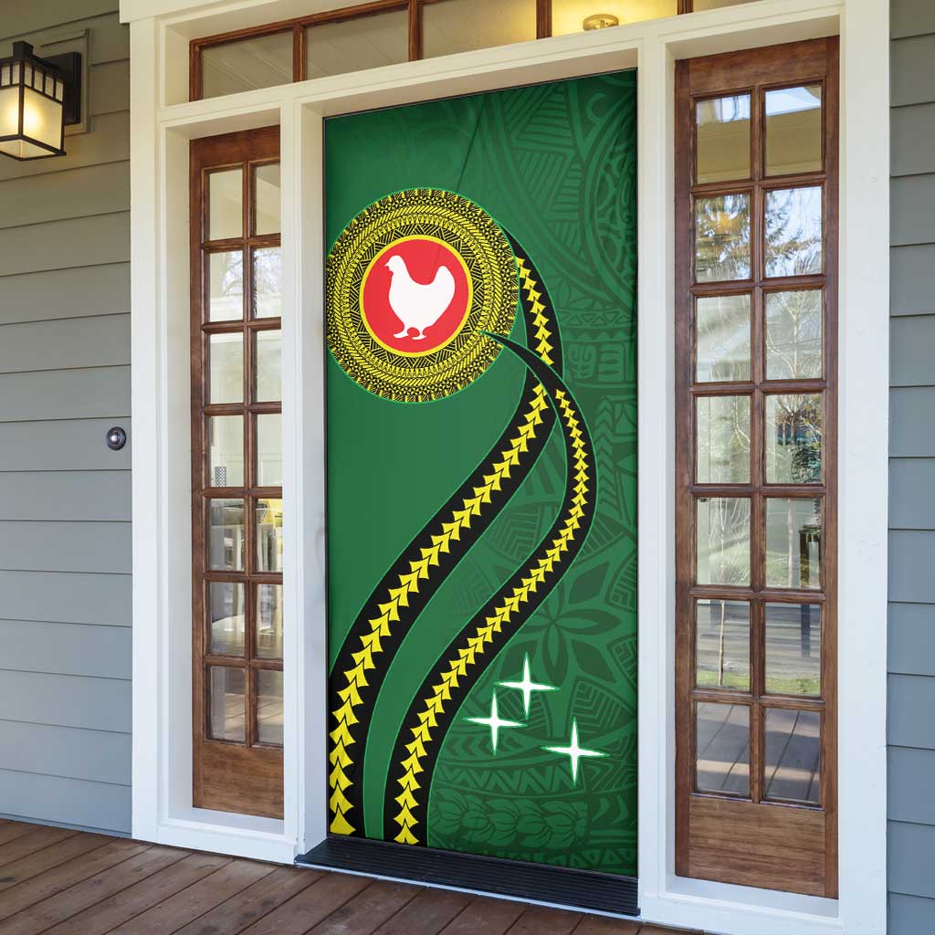 Manua Islands Polynesian Style Door Cover - Polynesian Pride