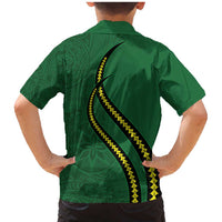 Manua Islands Polynesian Style Family Matching Mermaid Dress and Hawaiian Shirt