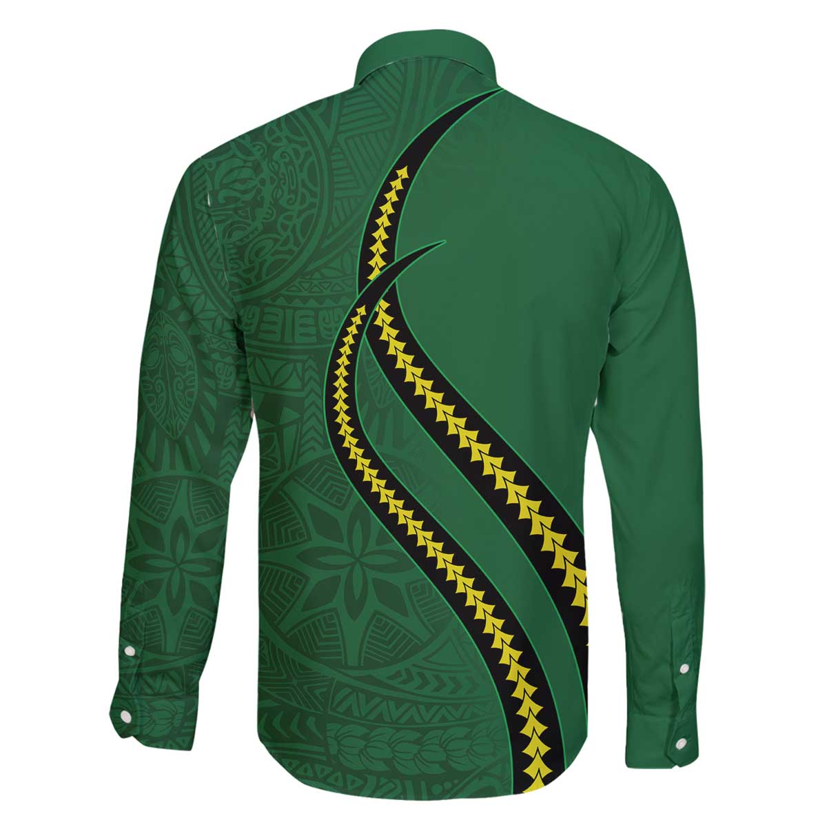 Manua Islands Polynesian Style Family Matching Off The Shoulder Long Sleeve Dress and Hawaiian Shirt