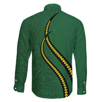 Manua Islands Polynesian Style Family Matching Off Shoulder Short Dress and Hawaiian Shirt