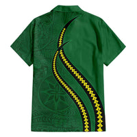 Manua Islands Polynesian Style Family Matching Puletasi and Hawaiian Shirt