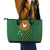 Manua Islands Polynesian Style Leather Tote Bag