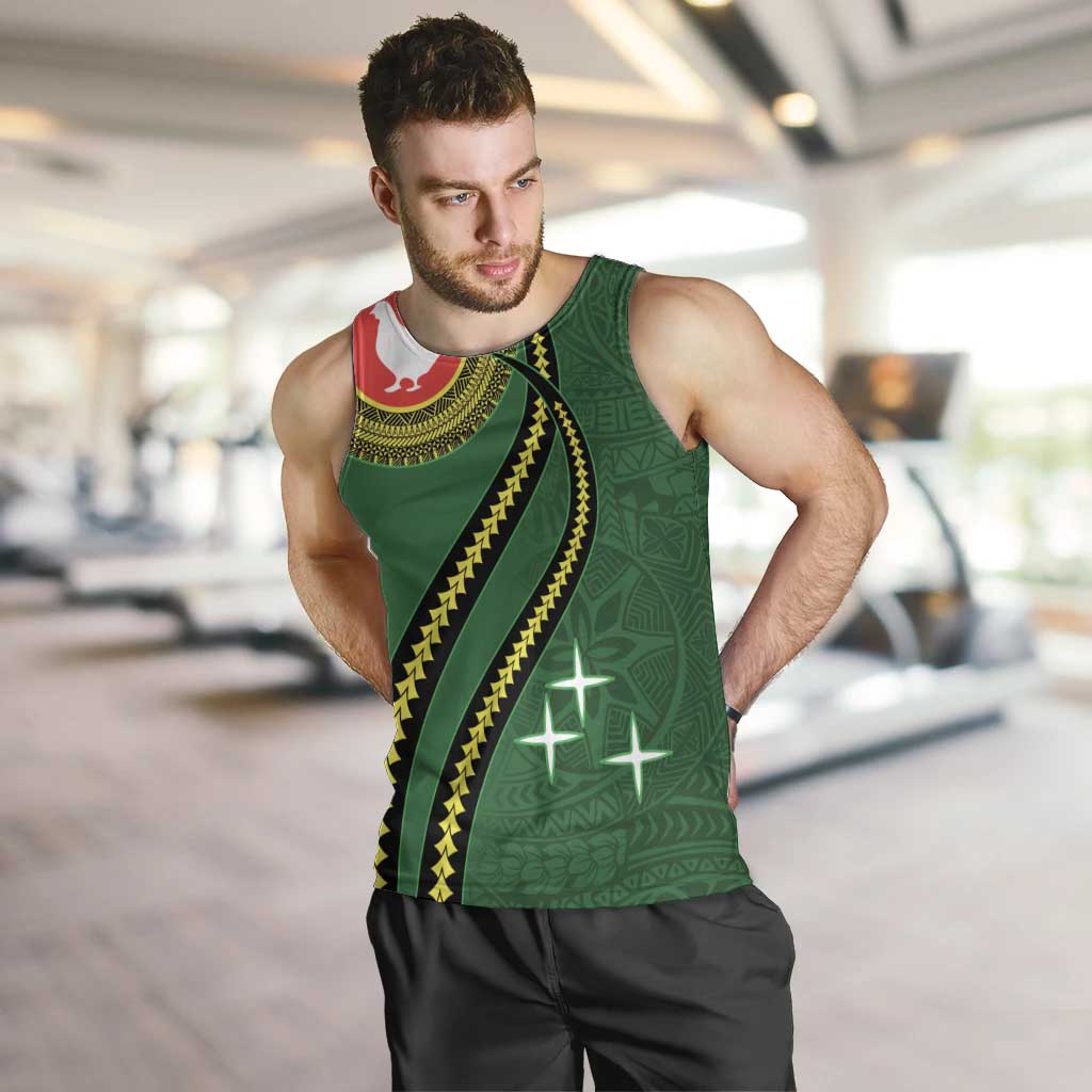 Manua Islands Polynesian Style Men Tank Top