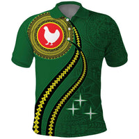 Manua Islands Polynesian Style Polo Shirt