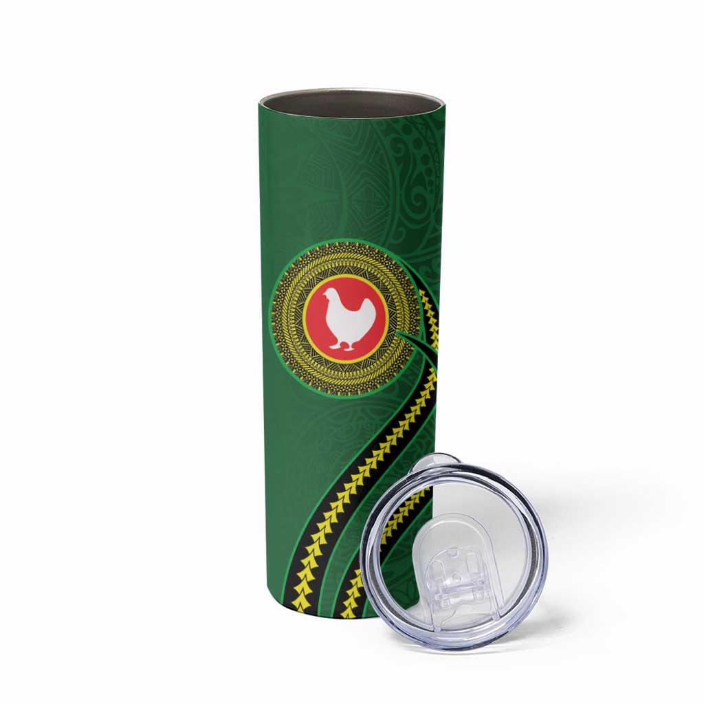 Manua Islands Polynesian Style Skinny Tumbler