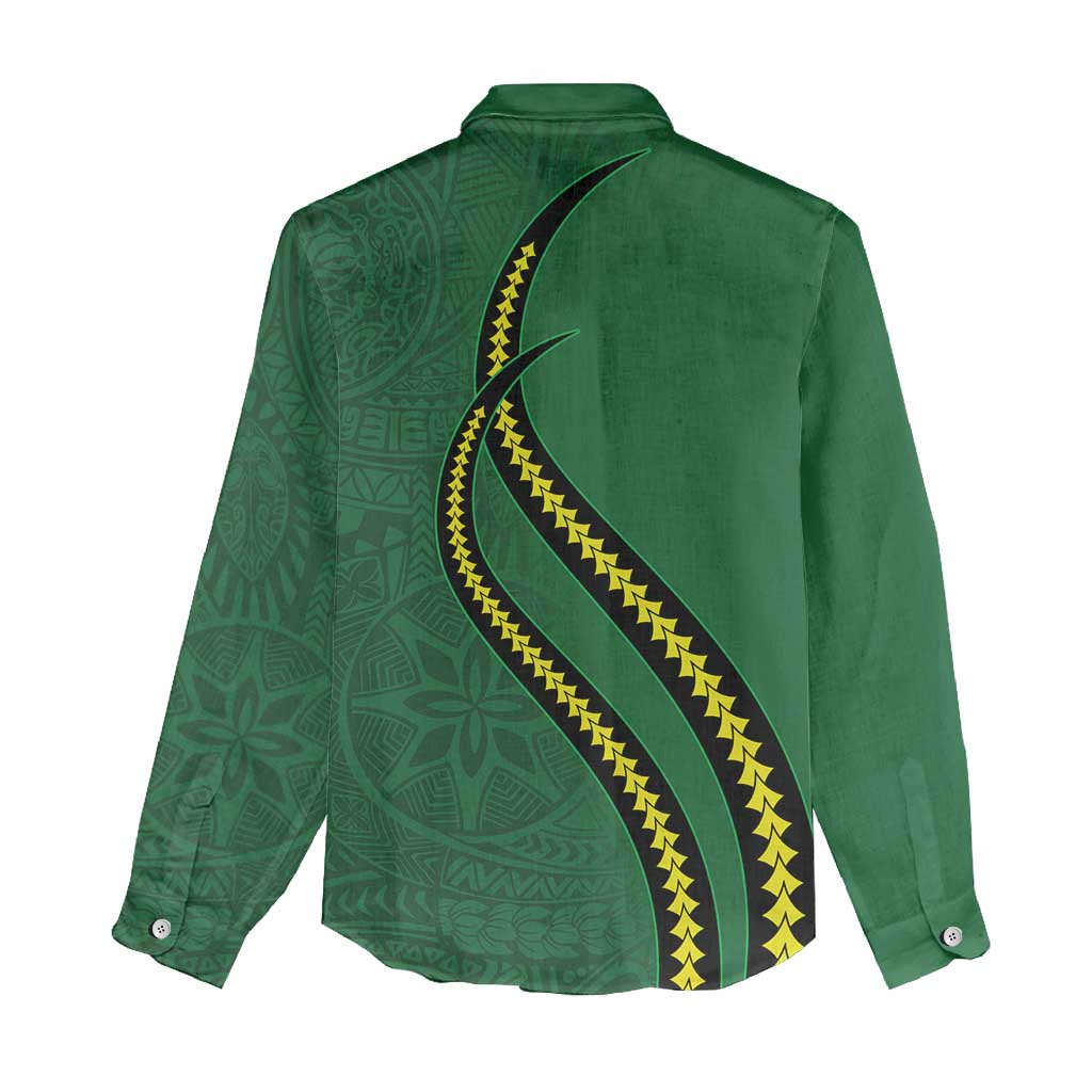 Manua Islands Polynesian Style Women Casual Shirt