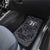 Custom New Zealand Taiaha Maori Car Mats Minimalist Silver Fern All Black - Polynesian Pride